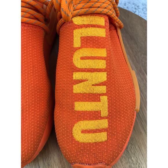 Adidas NMD Hu Pharrell Orange Casual Athletic Daily Sneakers Mens 6 GY0095 - Picture 7 of 14